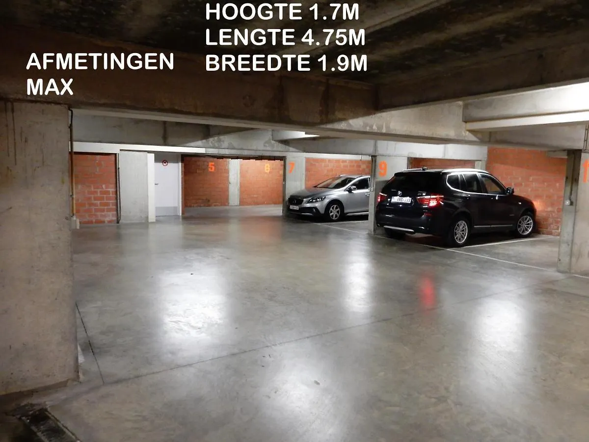 Ferienwohnung Studio Center Of Ostend W/Parking & South Terrace Apartment